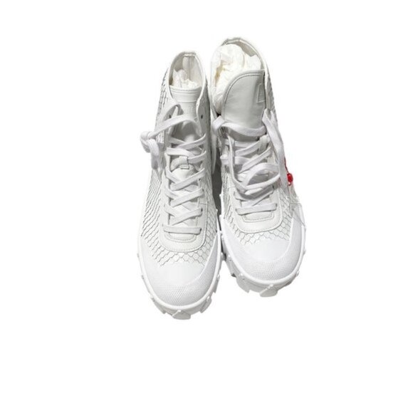 SCHUTZ LOOMIS WHITE SNAKE HIGH CANO TRACTOR SNEAKERS - Picture 11 of 13